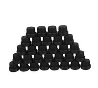 IWOWHERO Tappo di Ricambio Erogatore per Flacone Olio Essenziale 30 Pezzi 18 Filetti Interni in Pp Coperchio Sigillante Anti-perdita per Bottiglie Vetro Uso Profumi e Aromaterapia