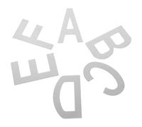 IWOWHERO Targhe Autoadesive in Acciaio Inox 6 Pezzi Lettere a-F Argentate Resistenti alle Intemperie per Porte Casa Hotel Ufficio Scuola Segnaletica Indirizzo senza Forature