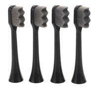 IWOWHERO Testine per Spazzolino Elettrico 4 Pezzi Setole Ultra Morbide a Forma di Onda, Testine di Ricambio Compatibili per Uso Familiare, Delicate per Gengive Sensibili e Donne