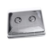 IWOWHERO Vassoio Germinazione per Piantine Coperchio, Contenitore Coltivatore per Piante Grasse in Plastica Trasparente umidità Regolabile, Adatto per Giardinaggio Domestico e Vivai