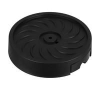 IWOWHERO Vassoio Portavasi con Ruote da 25 Cm, Supporto Mobile per Piante con Drenaggio Integrato, Carrello per Fioriere Resistente per Uso Interno ed Esterno su Balcone e Giardino, Colore