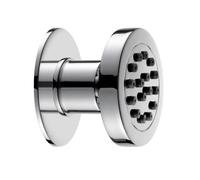 Ix Box Shower Bocchetta Idro Lombare Da Incasso a Parete Cromata Tonda - CONFEZIONE: 1 pz., Finitura: Cromo Lucido