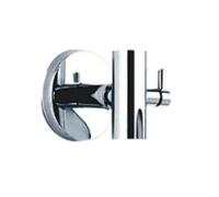 Ix Box Shower Gancio A Muro In Ottone Cromato Per Colonna Olimpia - CONFEZIONE: 1 pz.