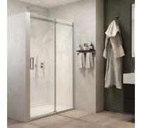 Ix Box Shower Porta Doccia Scorrevole Calla S116 Cristallo 6 millimetri Chrome - CONFEZIONE: 1 pz., Misure: 137-139xH195 cm Trasparente