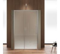 Ix Box Shower Porta Doccia Scorrevole Flora S154 Cristallo 6 millimetri Chrome - CONFEZIONE: 1 pz., Tipo Cristallo: Stampato, Dimensione: 100 cm Regolabile