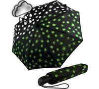 iX-brella First Class - Ombrello con custodia - grande e stabile resistente agli uragani, Ombrello tascabile apribile