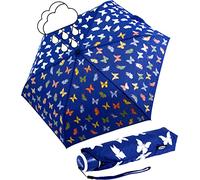 iX-brella Mini Ombrello per Bambini Safety Reflex, Extra Leggero, farfalle, 95 cm