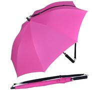 iX Brella, ombrello con tracolla a spalla, l'automatico permette di avere le mani libere Rosa pink 100 cm