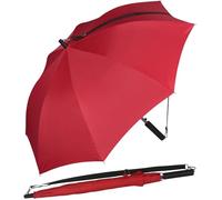 iX Brella, ombrello con tracolla a spalla, l'automatico permette di avere le mani libere Rosso rot 100 cm