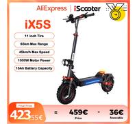 IX5s Scooter elettrico 15Ah 1000W power Kick Scooter antiscivolo fuoristrada pneumatico fuoco 65km fila 45 km/h Scooter