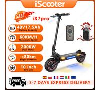 IX7pro escooter 2000W doppio motore 48 v17.5ah Smart APP sblocca Scooter elettrico fuoristrada pneumatico doppio appeso equitazione città E-Scooter 2000W Dual Motor 48V17.5Ah