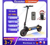IX7pro EScooter 2000W Doppio Motore 48V17.5Ah Bluetooth APP Sblocco Scooter Elettrico per Adulti Doppia Sospensione E-Scooter