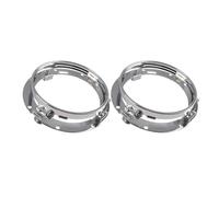 Ixaundd Fari Anteriori Anello Staffa Di Montaggio Per Faro LED Rotondo Da 7 Pollici Per Auto Per Jeep Per Staffa Per Wrangler JK 7". Fanale Proiettore(Silver 2 piece)