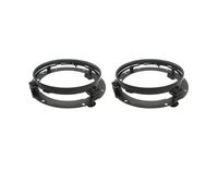 Ixaundd Fari Anteriori Anello Staffa Di Montaggio Per Faro LED Rotondo Da 7 Pollici Per Auto Per Jeep Per Staffa Per Wrangler JK 7". Fanale Proiettore(Black 2 piece)