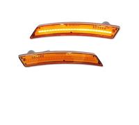 Ixaundd Terza Luce di Stop Posteriore Pannello Degli Indicatori Direzione Della Lampada Ripetitore Luce Indicatore Laterale LED Per Cooper R55/56/57/58/59/60/61(2PC Front Yellow)