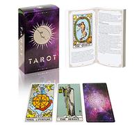 IXIGER Mazzo di Carte dei Tarocchi Con Guida, 78 Carte Classiche, Dimensioni Standard 12,1 x 7 cm, per Principianti ed Esperti, Gioco di Carte