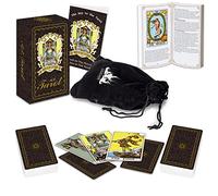 IXIGER Tarocchi con mazzo di carte guida, tarocco per principianti, set di 78 pezzi, classico per lettori esperti con sacchetto di velluto nero