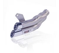 IXIL Silenziatore Hyperlow-SFV 650 Gladius 09-12 Acciaio inox Dualexit Argento