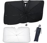 IXITAB Parasole per Parabrezza per Fiat Panda Punto Ulysse Brava, Parasole Auto Parabrezza Protettore Contro i Raggi UV, Parasole per Parabrezza(140cm × 80cm)