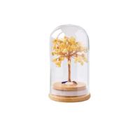 IXMLDAXD Albero di Cristallo, Albero di Cristallo, Accessori for scrivania, Albero Cristalli, Decorazione Alberi Artificiali, Decorazioni Fengshui(Yellow)