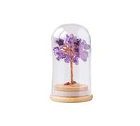 IXMLDAXD Albero di Cristallo, Albero di Cristallo, Accessori for scrivania, Albero Cristalli, Decorazione Alberi Artificiali, Decorazioni Fengshui(Purple)