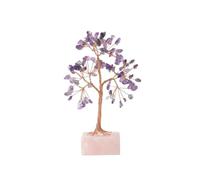 IXMLDAXD Albero di Cristallo, Albero di Cristallo for Decorazioni for la casa e L'Ufficio, Pietre Bonsai for energia positiva, Fengshui for Alberi(Purple)