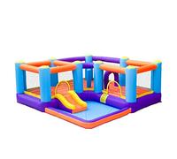 IXMLDAXD Castello Gonfiabile， Castelli gonfiabili Scivolo Giocattolo Casa Piccolo Trampolino Attrezzatura da Gioco all'aperto Gonfiabili e Castelli gonfiabili