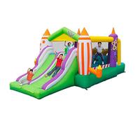 IXMLDAXD Castello Gonfiabile， Grande casa Gonfiabile con Doppio Scivolo, Parco Giochi Sportivo Multifunzione con Castello Gonfiabile Gonfiabile