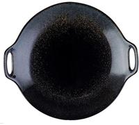 IXMLDAXD ciotola per frutta, Piatto colorato for snack, dessert, matrimonio, caramelle, piatto da portata trasparente, ciotola decorativa, vassoio multiuso, piatto decorativo(Black)