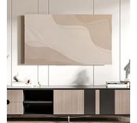 IXMLDAXD copertina televisiva, Copertura protettiva for display LCD a LED da parete impermeabile e con protezione solare, motivo geometrico, for interni ed esterni(C,58in)