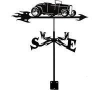 IXMLDAXD direzione del Vento, Banderuola segnavento in Metallo Banderuola segnavento Vintage Indicatore di direzione del Vento for la banderuola Decorativa for Paddock sul Tetto del Giardino Esterno