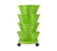 IXMLDAXD Fiori idrici, Kit e sistemi di Coltivazione idroponica, Sistema for Giardino Interno, Kit for la Verdure, Intelligente, Torre Verticale(Green)