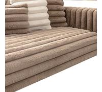 IXMLDAXD Il divano, 1 pezzo, copridivano antiscivolo for 2-3 cuscini, morbidi e spessi(Brown,90x120cm)