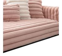 IXMLDAXD Il divano, 1 pezzo, copridivano antiscivolo for 2-3 cuscini, morbidi e spessi(Pink,70x210cm)