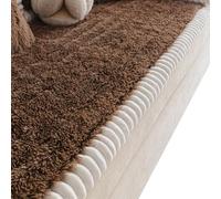 IXMLDAXD Il divano, 1 pezzo, copridivano antiscivolo for divano a 3 cuscini, adatto agli animali domestici, cuscinetti spessi(Brown,90x90cm)