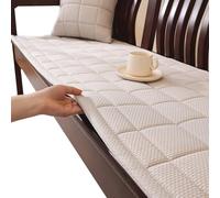 IXMLDAXD Il divano, 1 pezzo, copridivano for animali domestici for 2-3 cuscini spessi, adatti agli(Khaki,70x180cm)