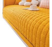 IXMLDAXD Il divano, Copridivano a griglia, protezione for divano, copridivano lavabili antiscivolo for animali domestici, for la casa, for cani e gatti(Yellow,90x120cm)