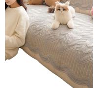 IXMLDAXD Il divano, Copridivano for 2-3 cuscini, copridivano for cani, lavabile antiscivolo(Grey,70cmx150cm)