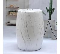 IXMLDAXD Il Tamburo di Ceramica, Sgabello for Il Cambio delle Scarpe in Ceramica, Sgabello for Tamburo in Ceramica con Fiori e Uccelli, Sgabello for vestirsi, Sgabello prismatico Antico Cinese.(B)