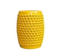 IXMLDAXD Il Tamburo di Ceramica, Sgabello for Tamburo in Ceramica Traforata Cava in Stile Cinese, Sgabello Rotondo Creativo nel Soggiorno, tavolino Sgabello for Il Cambio delle Scarpe.(Yellow)