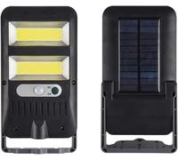 IXMLDAXD Lampada Solare, 36 COB SMD Luce di inondazione Solare con sensore di Movimento PIR Lampada da Parete for Esterni a LED Proiettore Faretto da Giardino Lampione Stradale(36cob)