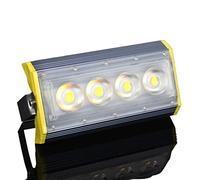 IXMLDAXD Lampada Solare, Luci di inondazione Proiettore ad Alta Potenza for Esterni Luce di inondazione Lampada di Illuminazione da Giardino a LED Luminosa(Giallo)