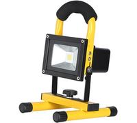 IXMLDAXD Lampada Solare, Luci di Sicurezza for Esterni 10-50W IP65, Punto Luce Calda 3500K Che Illumina Base Rimovibile a 360° e Teste Regolabili a 270°(30W Warm White Light)