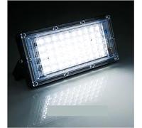 IXMLDAXD Lampada Solare, Proiettore a LED Faretto da Esterno Faretto Lampione Stradale a LED Proiettore Esterno IP65 for Giardino, Cortile, Garage, Porte(Flood Light X 1,White 100W)