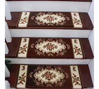 IXMLDAXD Le Scale, 5 Pezzi di tappetini autoadesivi for gradini in Moquette, protettivi for Scale for Bambini e Cani(8,65 * 24+3cm)