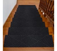 IXMLDAXD Le Scale, Confezione da 15 gradini Antiscivolo 8" x 30" for Interni, Staccabili e attaccabili(15)