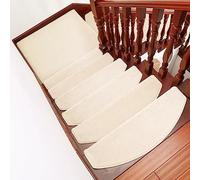 IXMLDAXD Le Scale, Set di 5 tappetini autoadesivi for Interni, tappeti Sicurezza for Scale, for Anziani, Bambini e Animali Domestici(6,75 * 24+3cm)