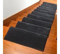 IXMLDAXD Le Scale, Tappetino Antiscivolo for Scale Interne con Adesivo Riutilizzabile, for Bambini, Anziani e Animali Domestici, 5 Pezzi(7,65x24+3cm)