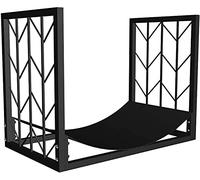 IXMLDAXD Les allumettes, Portalegna da ardere Portalegna da ardere, Portalegna da ardere for Esterni, Porta Legna da ardere antiruggine da Giardino, Porta Legna da ardere in Ferro battuto