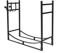 IXMLDAXD Les allumettes, Scaffale for Legna da ardere for Negozio di Tronchi Camino in Ferro Scaffale for Legna da ardere Supporto for Esterni Scaffale for riporre Legna da ardere da 33 Pollici